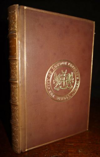 1887 Poetical of John MILTON Paradise Lost Regained Illustrated Leather 3