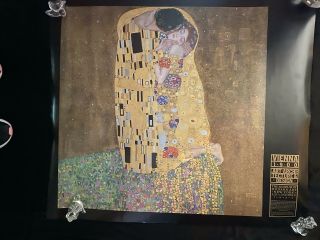 Vtg Gustav Klimt Mma Met Metropolitan Museum Of Art Exhibition Poster The Kiss