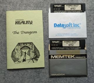 Alternate Reality The Dungeon Commodore 64 Datasoft Vintage Computer Game C64