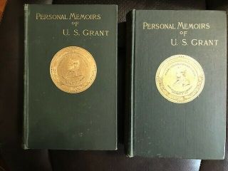 Personal Memoirs Of U.  S.  Grant,  First Edition - 2 Volumes -