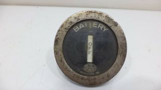 Antique Car Roller Smith Battery Amp Voltage Gauge Vintage Brass Era