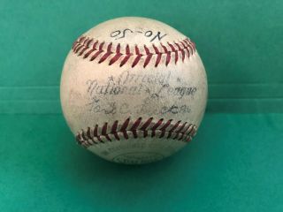 Ford Frick Official National League Baseball Unsigned Spalding Marked " No.  50 "