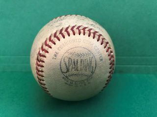 FORD FRICK OFFICIAL NATIONAL LEAGUE BASEBALL UNSIGNED SPALDING MARKED 