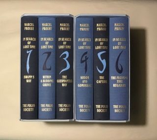 Marcel Proust Search Of Lost Time Etc.  6 Volumes Folio Society Fine