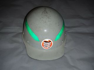 Vintage Msa White Skullgard Hard Hat,  Helmet Weirton Steel Corporation