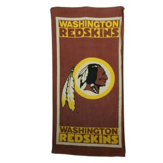 Vintage Nfl Football Washington Redskins Beach Towel