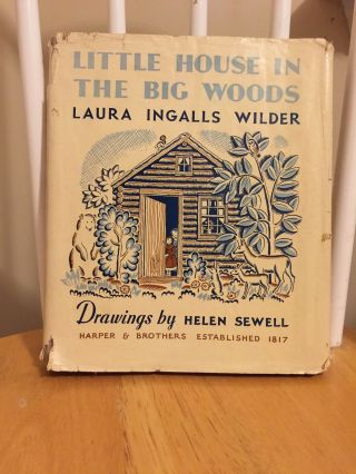 Little House In The Big Woods Laura Ingalls Wilder Hardcover 1932 Sewell
