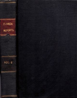 Very Rare 1859 Florida Slavery Laws Escaped Slave Before Civil War First Edition