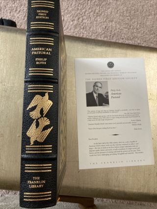 Philip Roth - American Pastoral - Signed First Edition