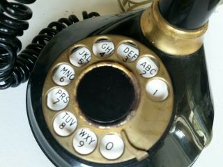 Vintage 1973 American Classic Candlestick Telephone Rotary Dial DECO - Tel 2