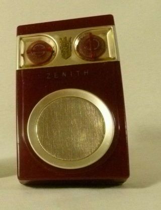Vintage Zenith Royal " 500 " Transistor Radio Parts/repair