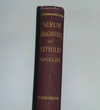 Antique Medical Medicine Book Syphilis Disease Diagnosis Steampunk Early 1900 