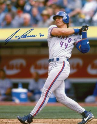 Jose Canseco Toronto Blue Jays Signed Autographed 8x10 Photo A