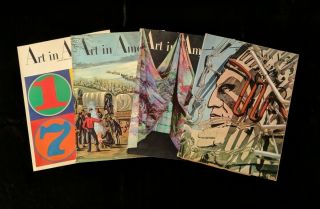 4 Vintage Art In America Magazines 1970 - 72