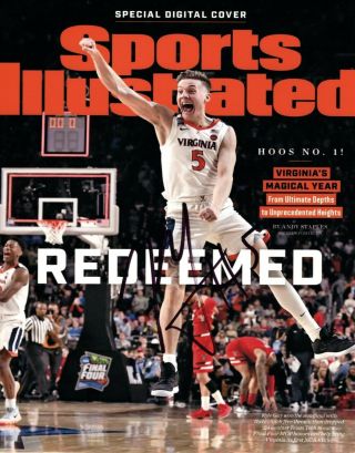 Kyle Guy Virginia 2019 Champions Signed Sports Illustrated Si Cover 8x10 Photo