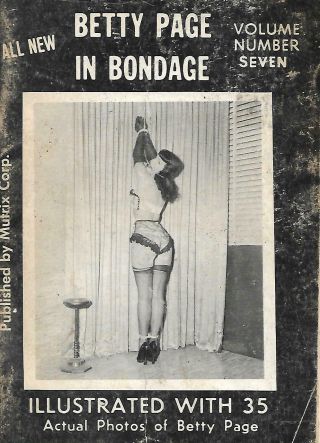 1962 Betty Page In Bondage Vol.  7 Nutrix,  Irving Klaw,  Bdsm,  Bettie Page