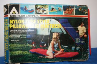Vintage 1983 American Camper Camping/pool Air Mattress 