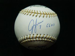 Jeff Francoeur Atlanta Braves Signed Rawlings Gold Glove Award Baseball W/ Box