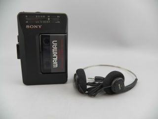 Vtg Sony Walkman Fm/am Radio Cassette Player Wm - F2015 W/ Mdr - 006 Radio