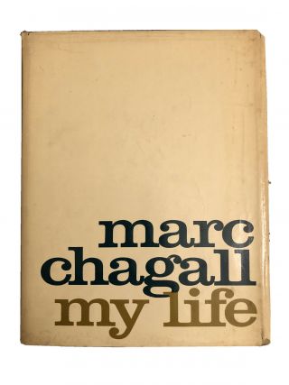 Marc Chagall My Life Book Hand Signed First Edition