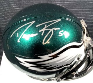 Demeco Ryans Autographed Philadelphia Eagles Mini Riddell Football Helmet