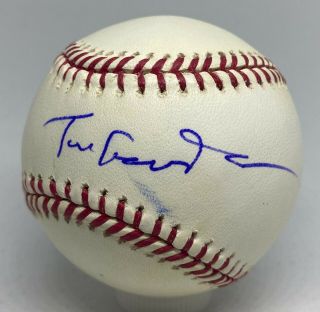 Tommy Lasorda Single Signed Baseball Autographed Auto Jsa Dodgers A 