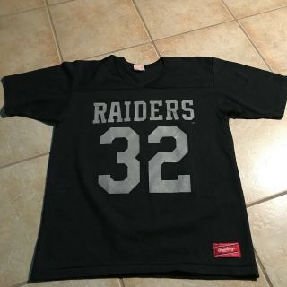 Vintage 80s Rawlings Marcus Allen Los Angeles Raiders Jersey Adult Small