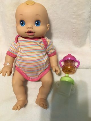 Vintage Baby Alive Doll - Anatomically Correct Girl Doll - Wet & Wiggles -
