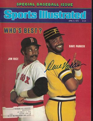 Dave Parker Signed Pittsburgh Pirates Sports Illustrated Mag 4/9/79 Bas 24995