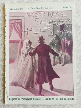 Brazil Pulp,  Sherlock Holmes 78,  About 1910,  Dime Novel,  Portuguese