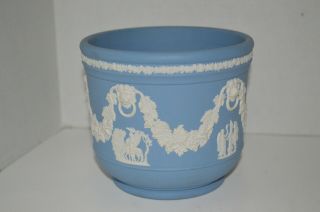 Vintage Wedgwood Blue Jasperware Small Bowl/planter