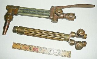 Vintage 14 " National Welding Equipment Co.  No.  25 & 50 Cutting Torch Nweco Weld