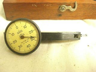 Vintage Brown & Sharpe Mfg.  Co.  Dial Test Indicator.  001 Jeweled 0 - 40 - 0 USA 2