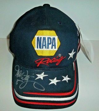 Nascar Napa Racing Michael Waltrip 15 Autographed Hat Cap Chase Authentics