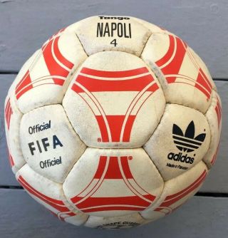 Vintage Adidas Tango Napoli Soccer Ball