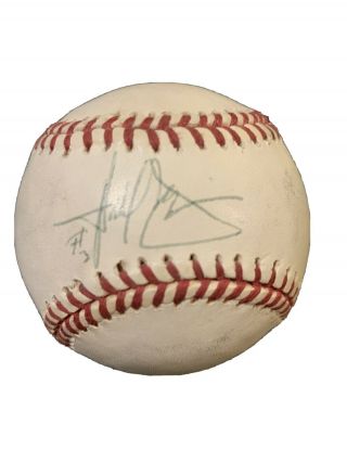 Harold Baines Signed Autographed Baseball Chicago White Sox Orioles Hof Mlb