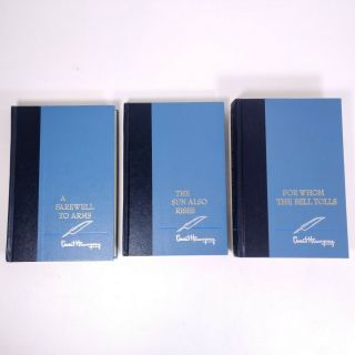 Set Of 3 Vintage Ernest Hemingway Hardcover Books 1957