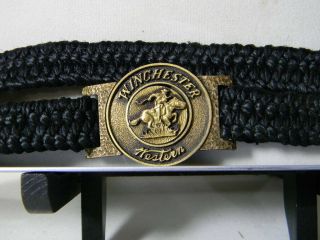 Vintage Winchester Western Dealer Promotional Belt & Buckle