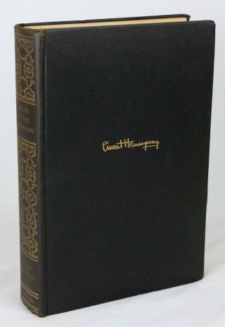 Ernest Hemingway Death In The Afternoon 1932 1st Ed W/ " A " Bullfighting Classic