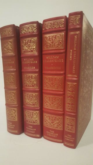 The Franklin Library Limited 100 Greatest William Shakespeare 4 Books