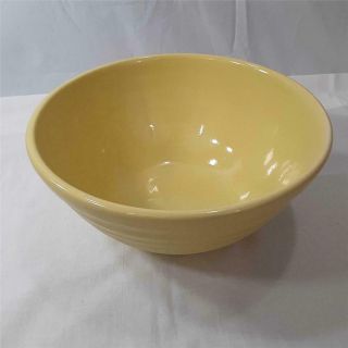 Vintage Bauer Pottery 18 Yellow Ringware 8.  5 " Mixing Bowl Made In Usa