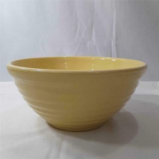 Vintage Bauer Pottery 18 Yellow Ringware 8.  5 