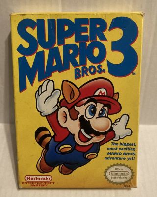 Nintendo Vintage Nes Mario Bros 3 Complete -