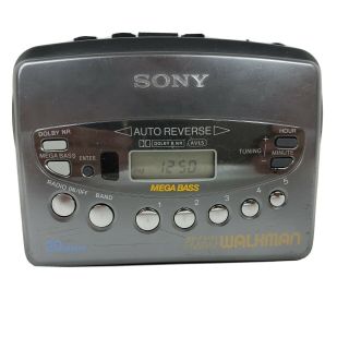 Vintage Sony Walkman Model Wm - Fx455 Auto Reverse Cassette & Radio