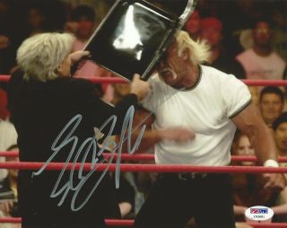 Eric Bischoff Signed Wcw 8x10 Photo Psa/dna Wwe Hulk Hogan Picture Autograph