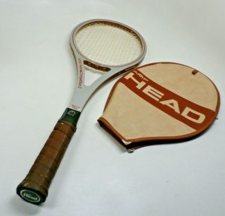 Vintage Amf Head Arthur Ashe Competition 2 Boron Flex Usa Tennis Racquet 4 5/8 M