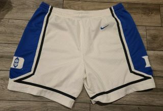 Vintage 90s Nike Team Authentic Duke Blue Devils Basketball Shorts Zion L Flaw