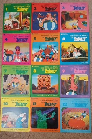 12 Tasks Of Asterix First Edition 1978 Full Set Goscinny