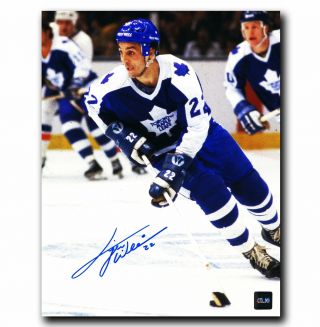 Tiger Williams Toronto Maple Leafs Autographed 8x10 Photo