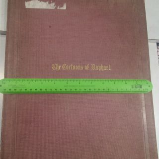 THE CARTOONS OF RAPHAEL/1855/RARE 1st Ed/STEEL ENGRAVED PLATES/ELEPHANT FOLIO 18 2